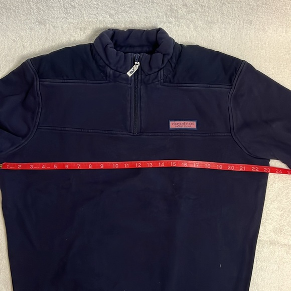 Vineyard Vines 3/4 Zip Shep Shirt, Navy, Men’s S - Picture 7 of 9